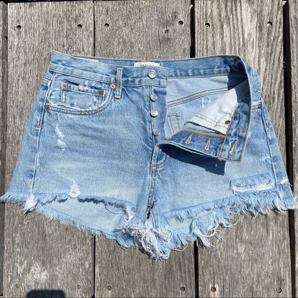 Agolde Parker Jean Shorts - Picture 1 of 3